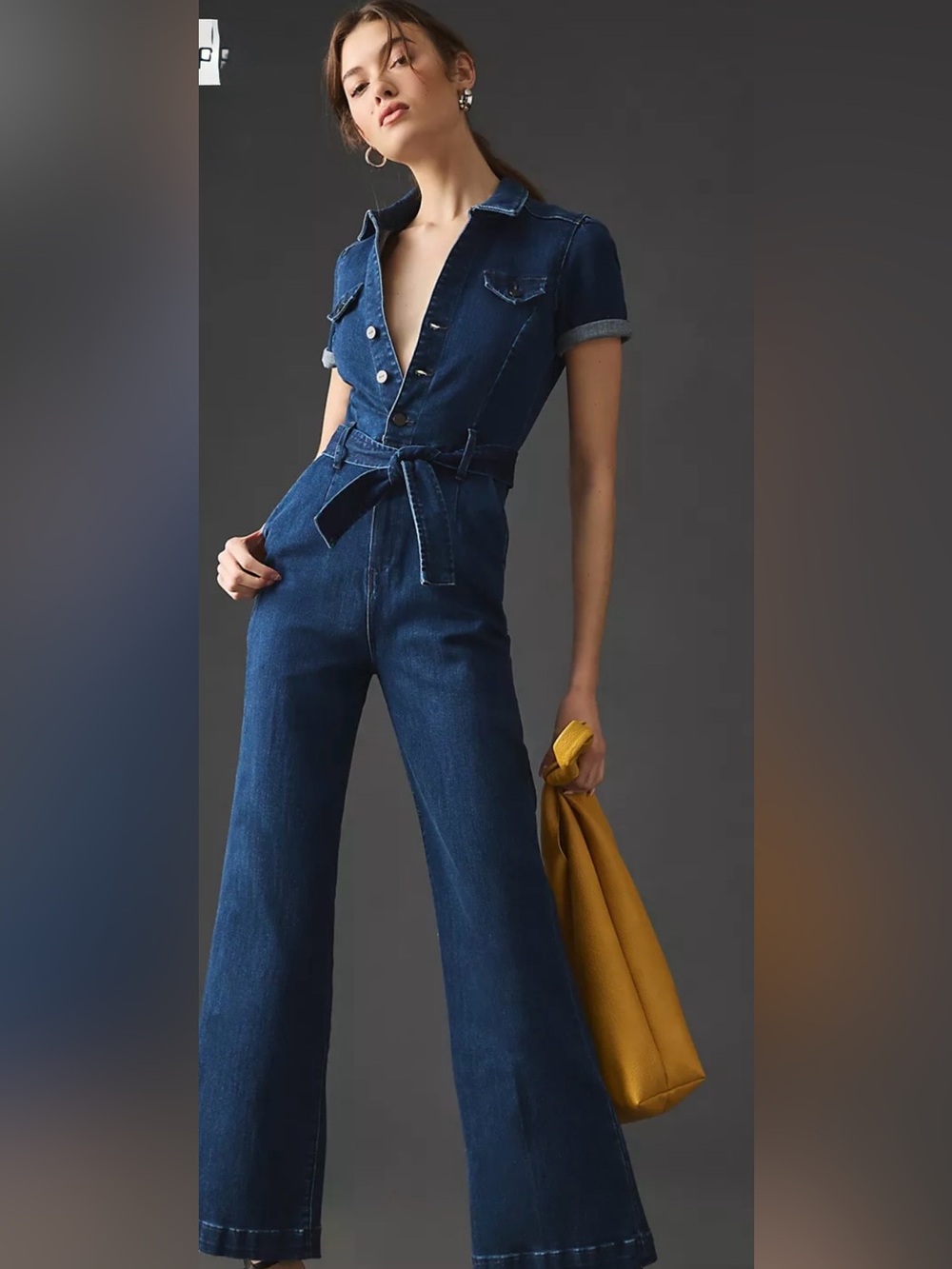 PAIGE by Anessa Denim Jumpsuit